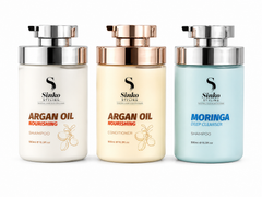 SINKO SHAMPOO DE NUTRICIÓN SUAVIDAD Y BRILLO ARGAN
