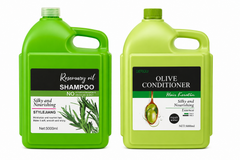 SHAMPOO Y ACONDICIONADOR DE GALON PARA SALON 5 LITROS