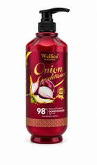 Acondicionador shampoo y serum de Cebolla morada Wellice Professional crecimiento control caída