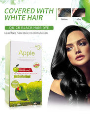 tinte de manzana verde organic color negro
