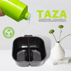 Taza de mezclar tintes DE 2 ESPACIOS
