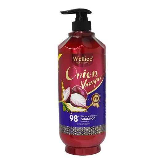 Acondicionador shampoo y serum  de Cebolla morada  Wellice Professional crecimiento control caída