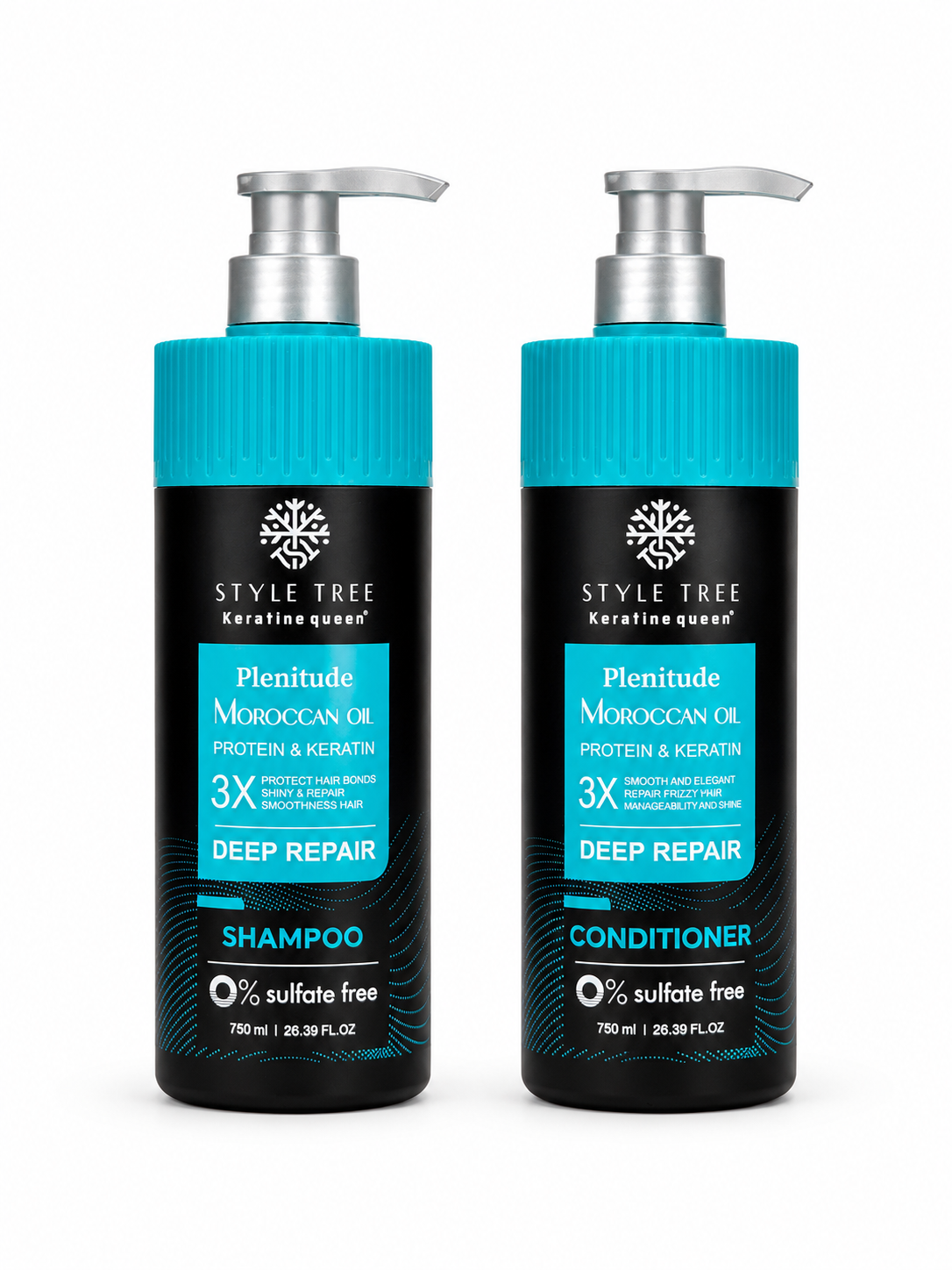 Shampoo Style Tree Plenitude Moroccan Oil Protein &amp; Keratin – Deep Repair