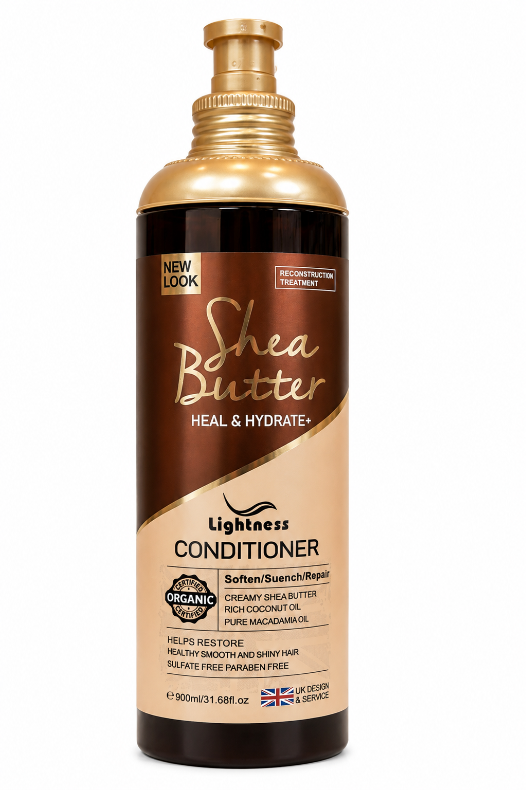 ANTRI FRIZZ Y NUTRICION Lightness Shea Butter Heal &amp; Hydrate+ – Shampoo y Acondicionador