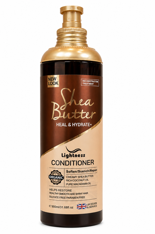 ANTRI FRIZZ Y NUTRICION Lightness Shea Butter Heal &amp; Hydrate+ – Shampoo y Acondicionador
