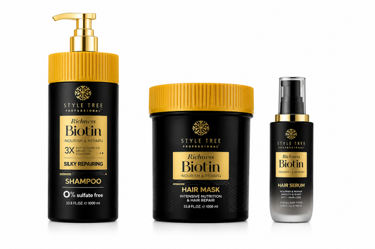 SET DE BIOTIN LIBRE DE SAL CRECIMIENTO ANTI CAIDA BOTOX CONTROL FRIZZ
