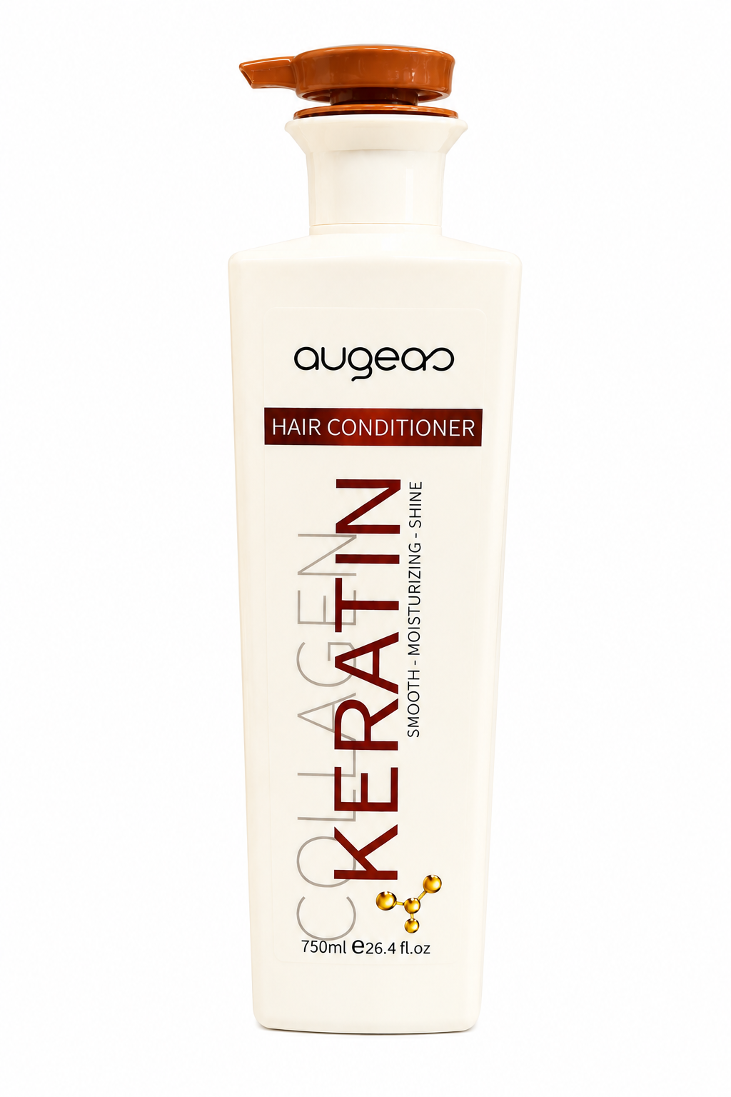Recarga de keratina control frizz Kit Augeas Keratin – Shampoo + Acondicionador