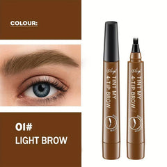 lapiz de cejas de 4 puntas a prueba de agua efecto microblading eyebrow pen
