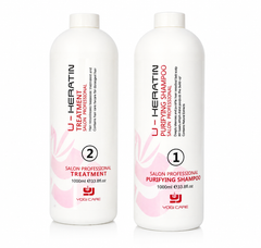 Liso asiático + Shampoo ukeratin